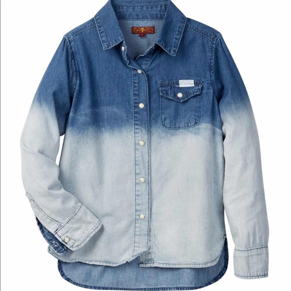 7 For All Mankind‎ Ombré Denim Shirt